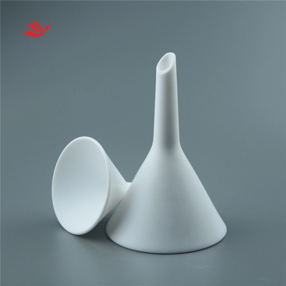 Corrosion Resistant Non-Stick Sample PTFE Funnel Laboratory Triangle Funnel