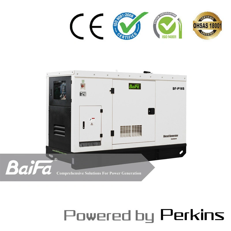 13.2kw Rental Silent Soundproof Portable Electric Power Gas/Diesel Generator Powered by Perkins Engine