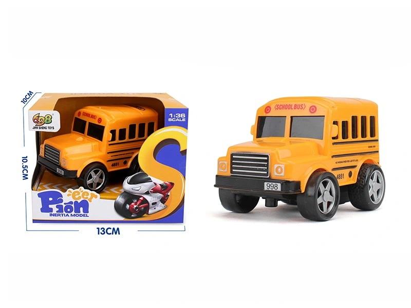 Friction Power School Bus Friction Toy Vehicle Car Toy