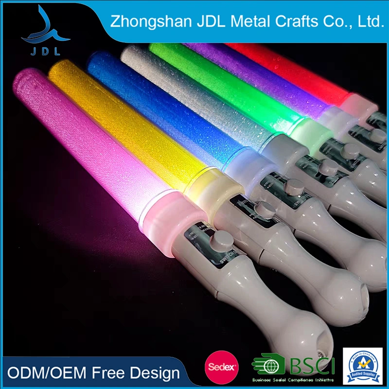 Laser Customized Logo Picture Concert Adult Acrylic Bracelet RGB Bulk LED Party Wireless Wedding Halloween Glow Sticks Cheer up LED Glow Lights Stick