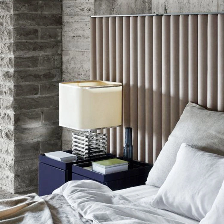 Muebles de dormitorio Premium de madera maciza marco interior de lujo moderno cómodo Camas dobles