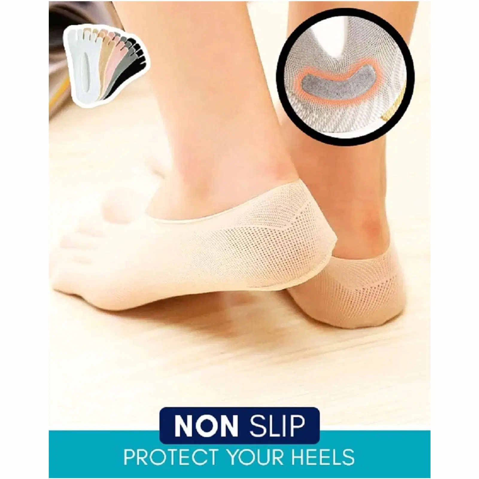 New Style 2023 Hot Sale Women No Show Full Toe Yoga Socks