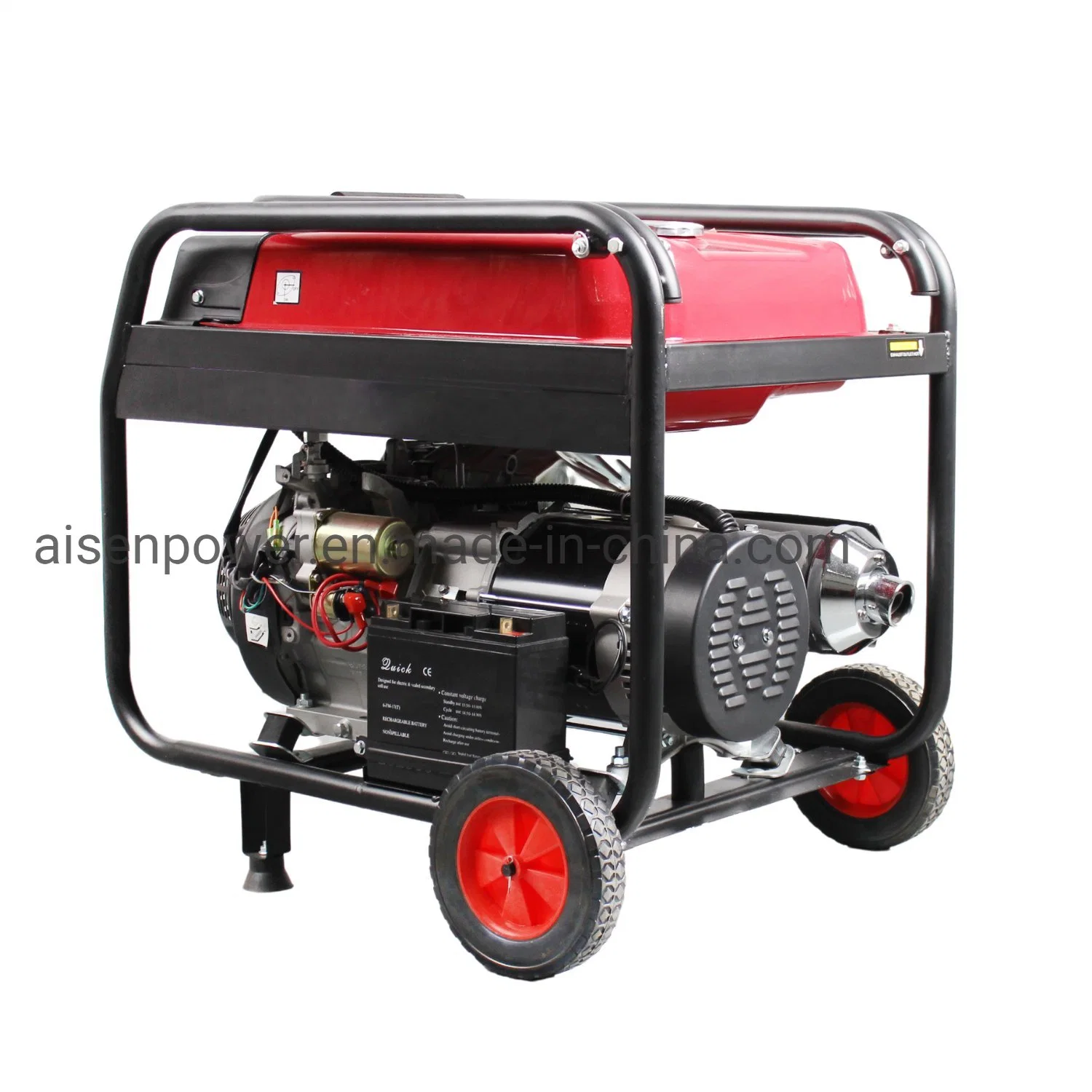 Aisen Power Useful High Capacity Kw 230V 50Hz Mobile 10 kVA Best Home Generator Set 380 Volt 10000 Watt Gasoline Generator