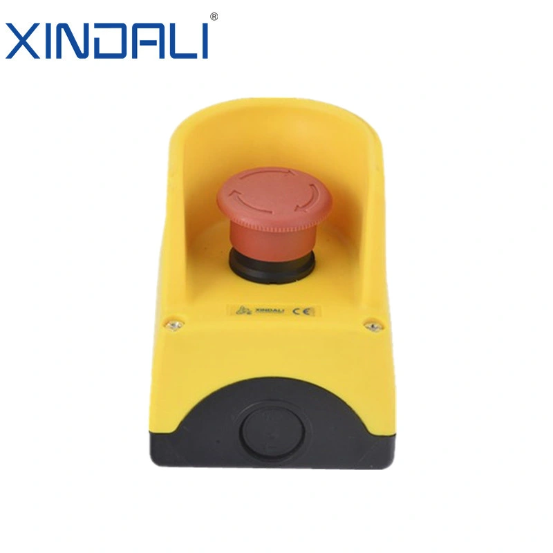 Xdl35-Jboe174 Interruptor de emergencia de setas de bloqueo de la caja de control remoto de la caja