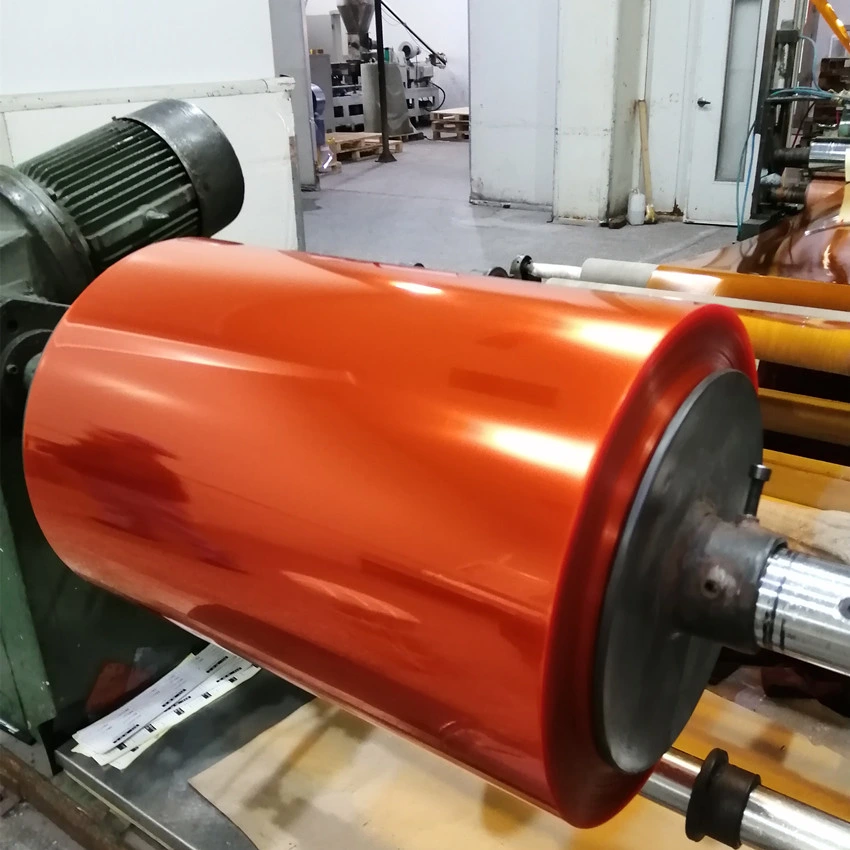 Orange Transparent PVC Film in Roll