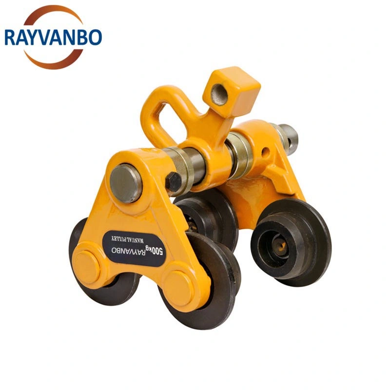 Beam Clamps Carrying Goods Hand Cars Chain Block Manual Pull Push Plain Hand Trolley