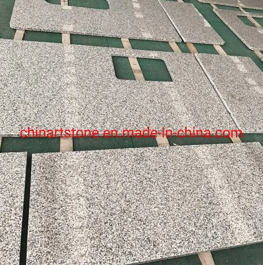 White and Black Granite Marble Countertops for Kitchen and Bathroom Project