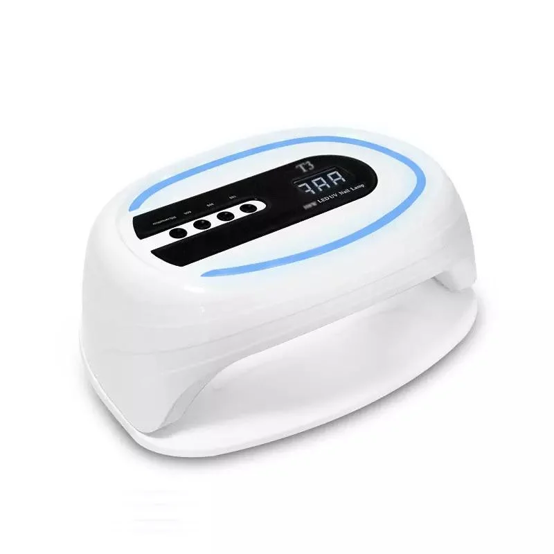 Nueva lámpara de clavos de LED UV 108W de alta potencia Sun T3 Dos manos Nail Secador lámpara de luz secado rápido Gel Polaco Para Manicure Salon