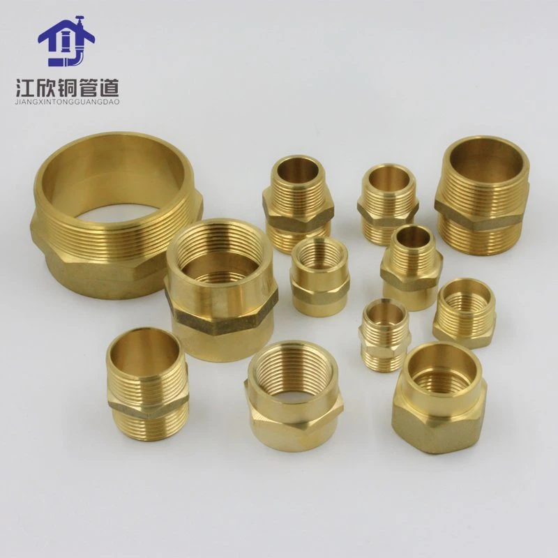 Brass Thread Adapter Socket Nipple Reducing Joint Copper Pipe Fittings