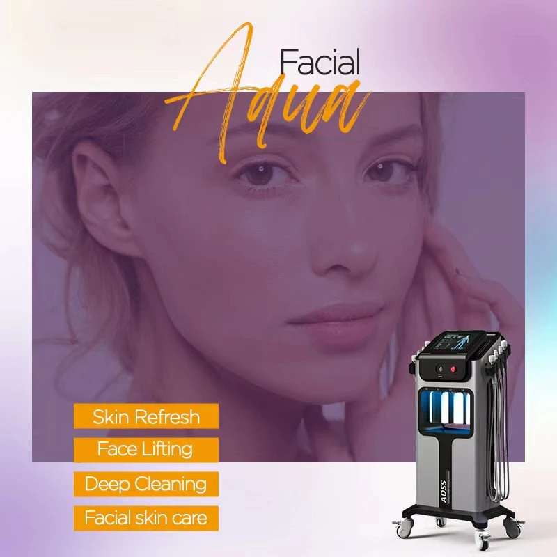 Hydra Facial with Us FDA Certificate Approved, Cooling and Heating, Skin Peeling, Multipolor RF for Face Treatment