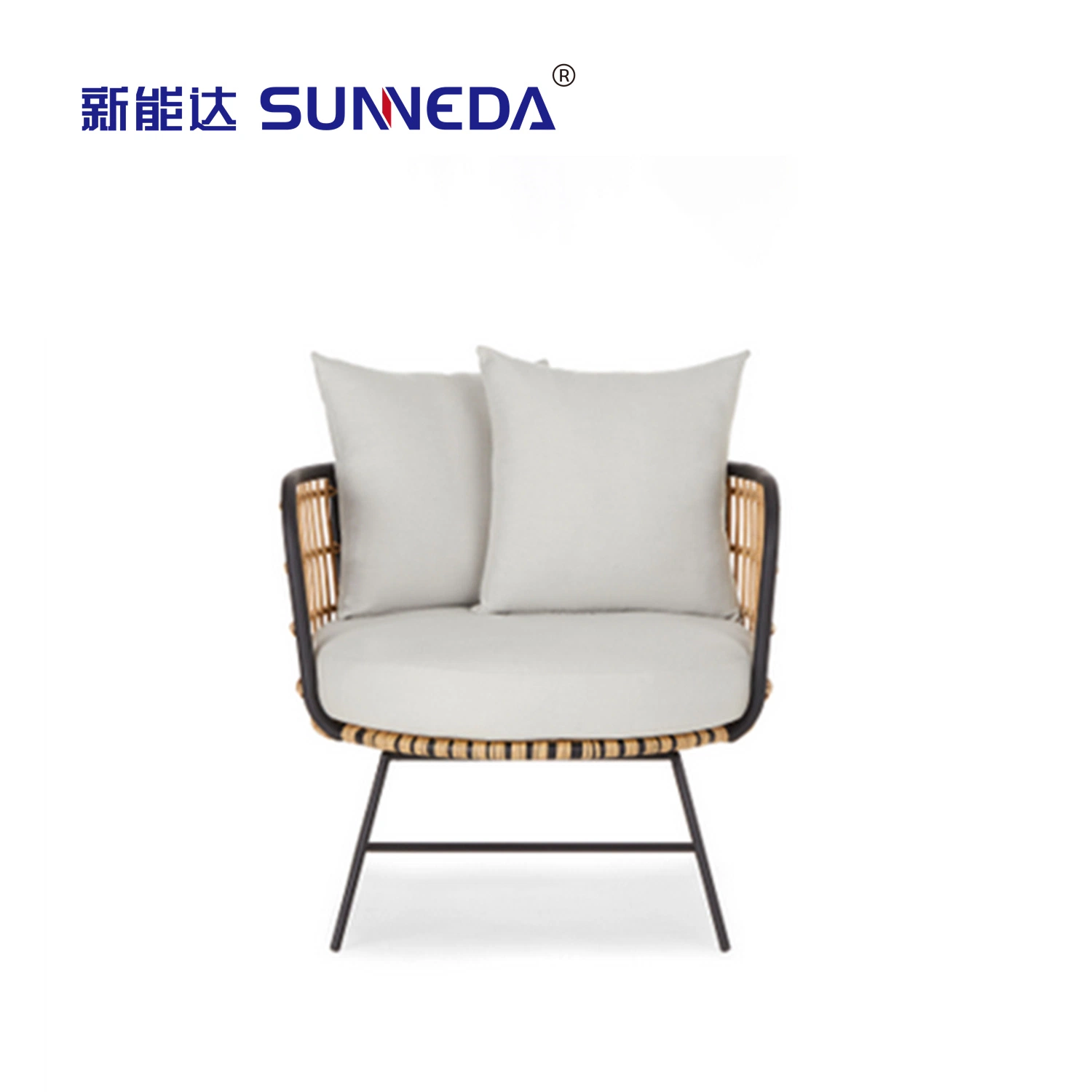 La Chine usine Sunneda personnalisé de gros de piscine du jardin côté blanc Bi-Color Lily Chaise de Salon