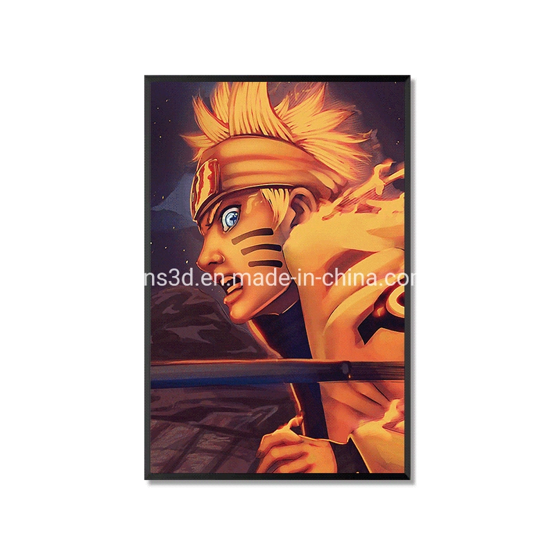 preço de fábrica Lenticular Anime 3D Cartaz