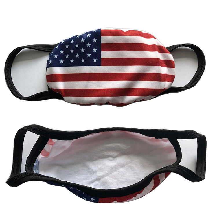 Face Shield Custom Pattern Dust Mask Pm2.5 Reusable Face Cover National Flag Pattern