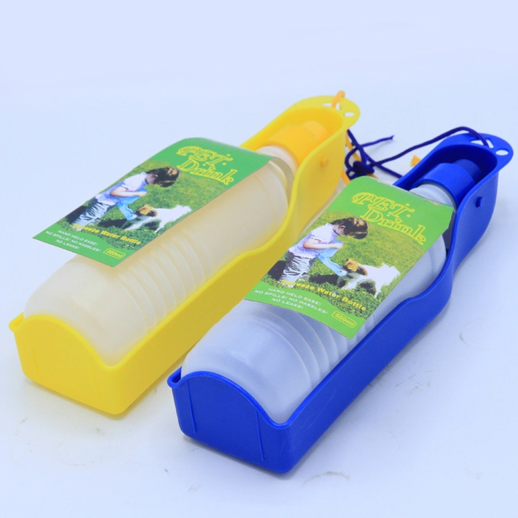 500ml Dispenser Puppy Dog Bowl Pet Drinking Feeder Portable Outdoor Recycled Dog Water Bottle