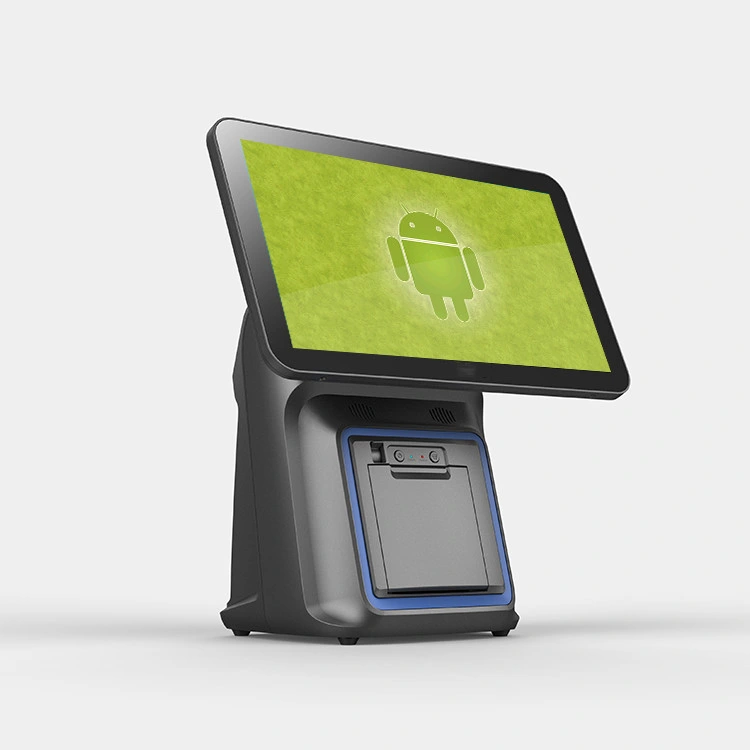 Android 15,6 Zoll Single Screen Desktop POS System Terminal Cash Registrieren