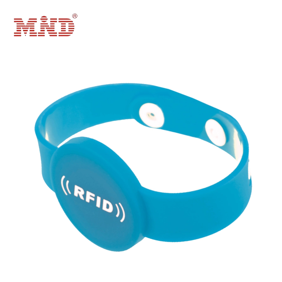 Custom Logo Design Items China Personalized RFID Lf Hf Silicone Wristbands