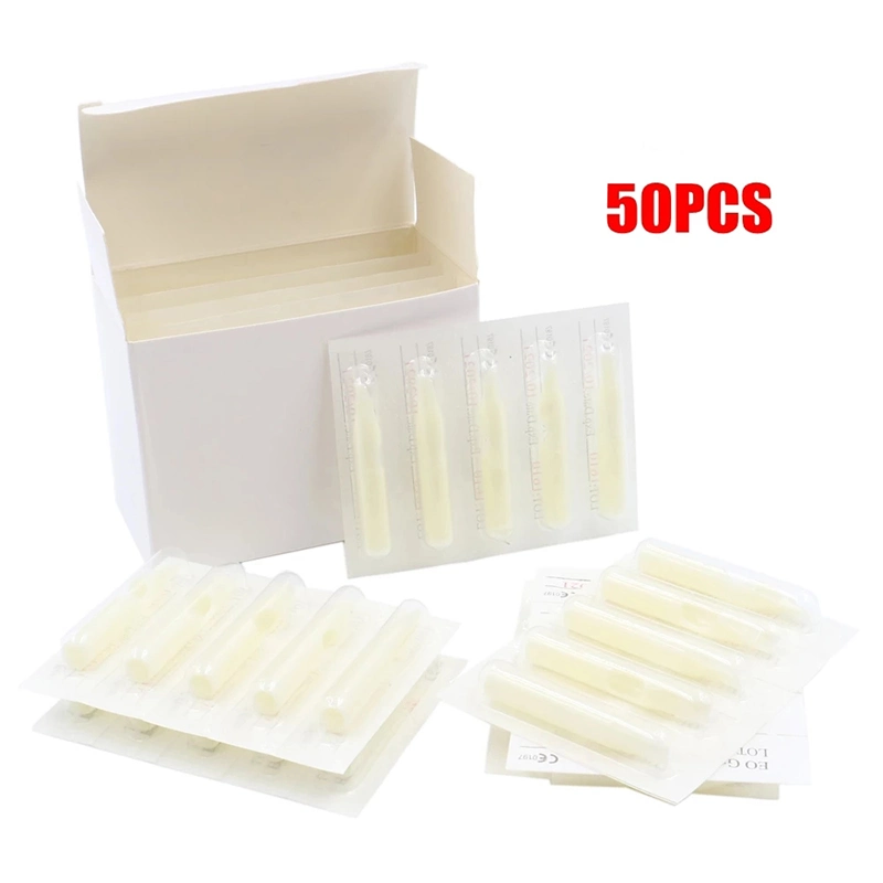 Professional Disposable White Plastic 3r 5r 7r 5f Tattoo Nozzle Tips for Tattoo Standard Needles