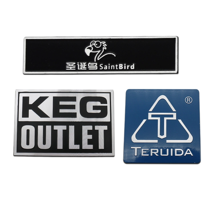 Grafische Ätzte Möbel Küche Tür Mode Kleidung Handtasche Schuhe Produkt Metall-Etikett Appliance Platte Firma Logo Name Pin Tag