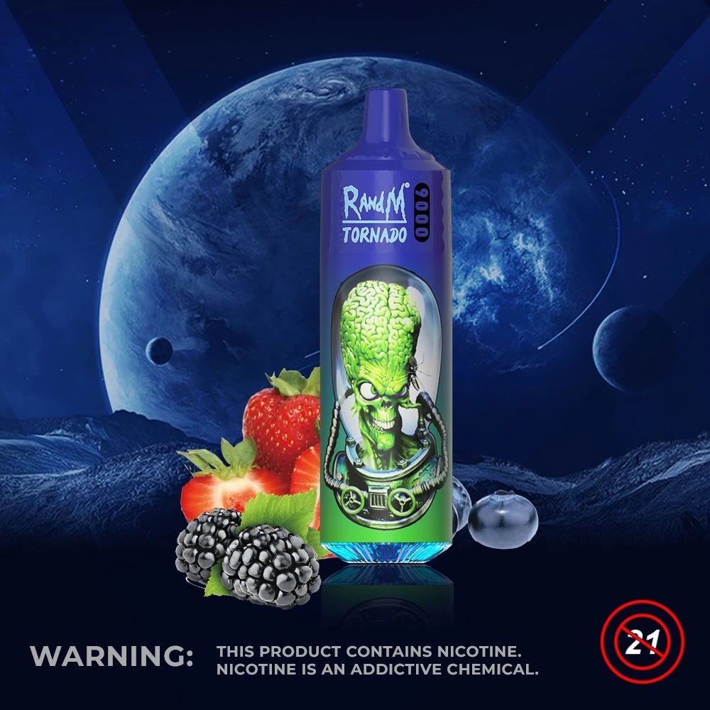 12 sabores recarregável disponível Kit Vape Randm Original caneta de vapores de puffs 9000 Tornado