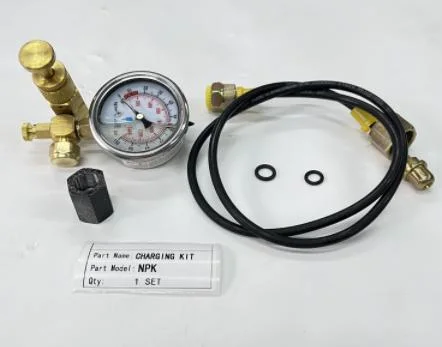 Hydraulic Hammer Parts NPK Teisaku Rock Breaker N2 Gas Nitrogen Charging Valve