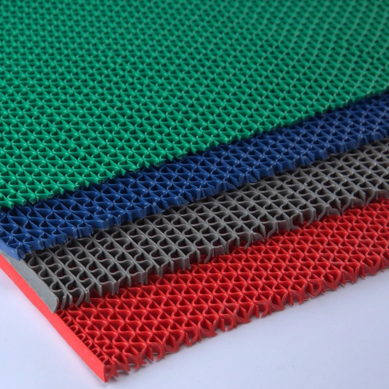 Original Factory Popular Sales Eco Environmental 1.2X15m S Shape PVC Swimming Pool Mat Mesh Mat Net Mat with Anti Slip