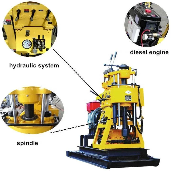 Hydraulic Water Well Drilling Machine Diamond Core Sample Drilling Machine Price