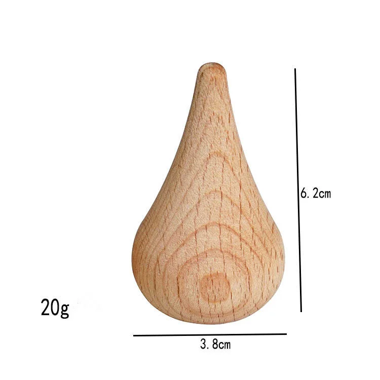 DIY Craft Supplies Wood Crafts Peg Dolls Ins Cone Building Block Beech Ornaments Wooden Home Decor