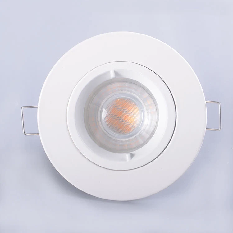 Comercio al por mayor de aluminio compacto LED 5W Mini ajustable Downlight empotrable de techo Spotlight luz