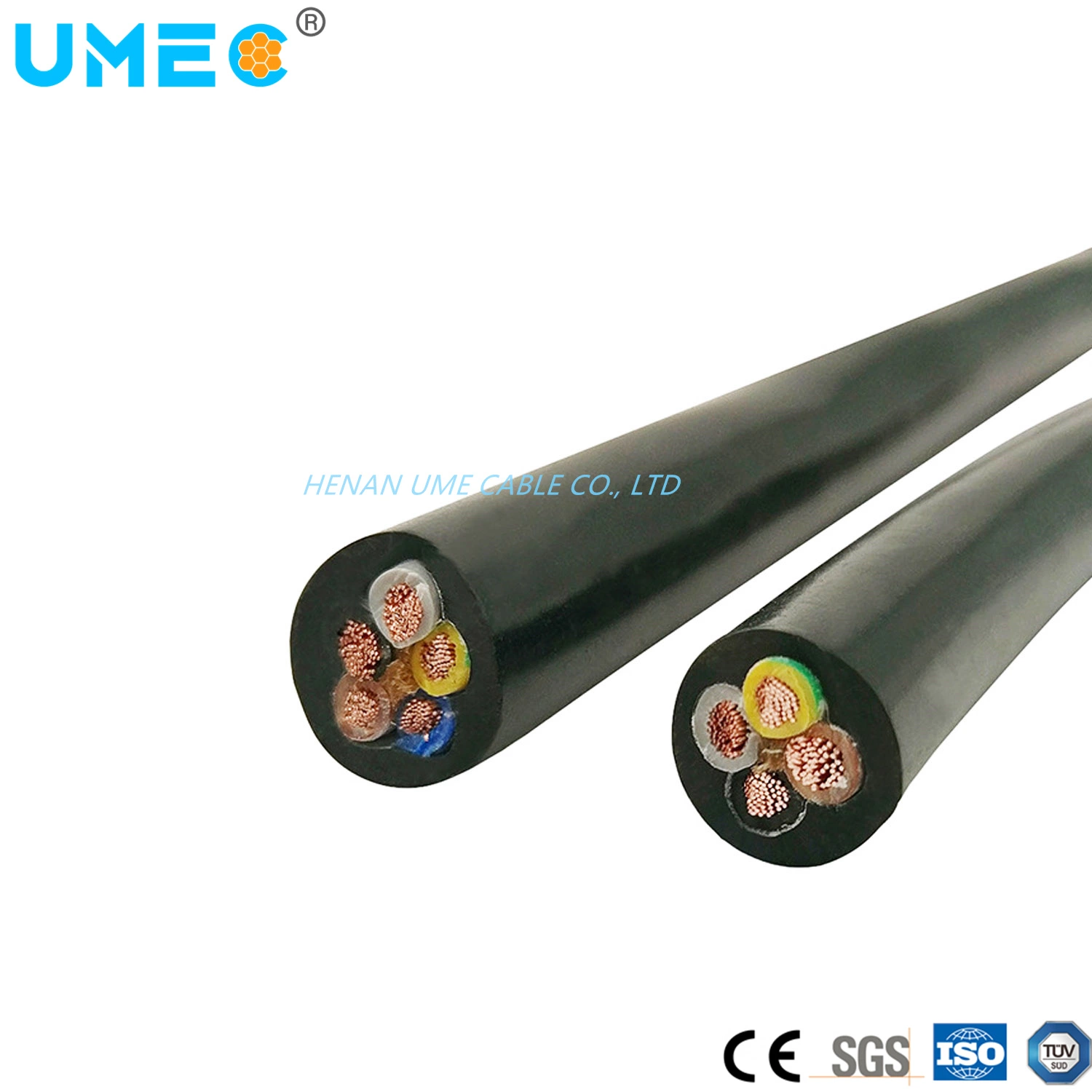 IEC60227 RVV Multi-Core 2 3 4 núcleos cables de cobre H05VV-F. Cable eléctrico flexible Myym