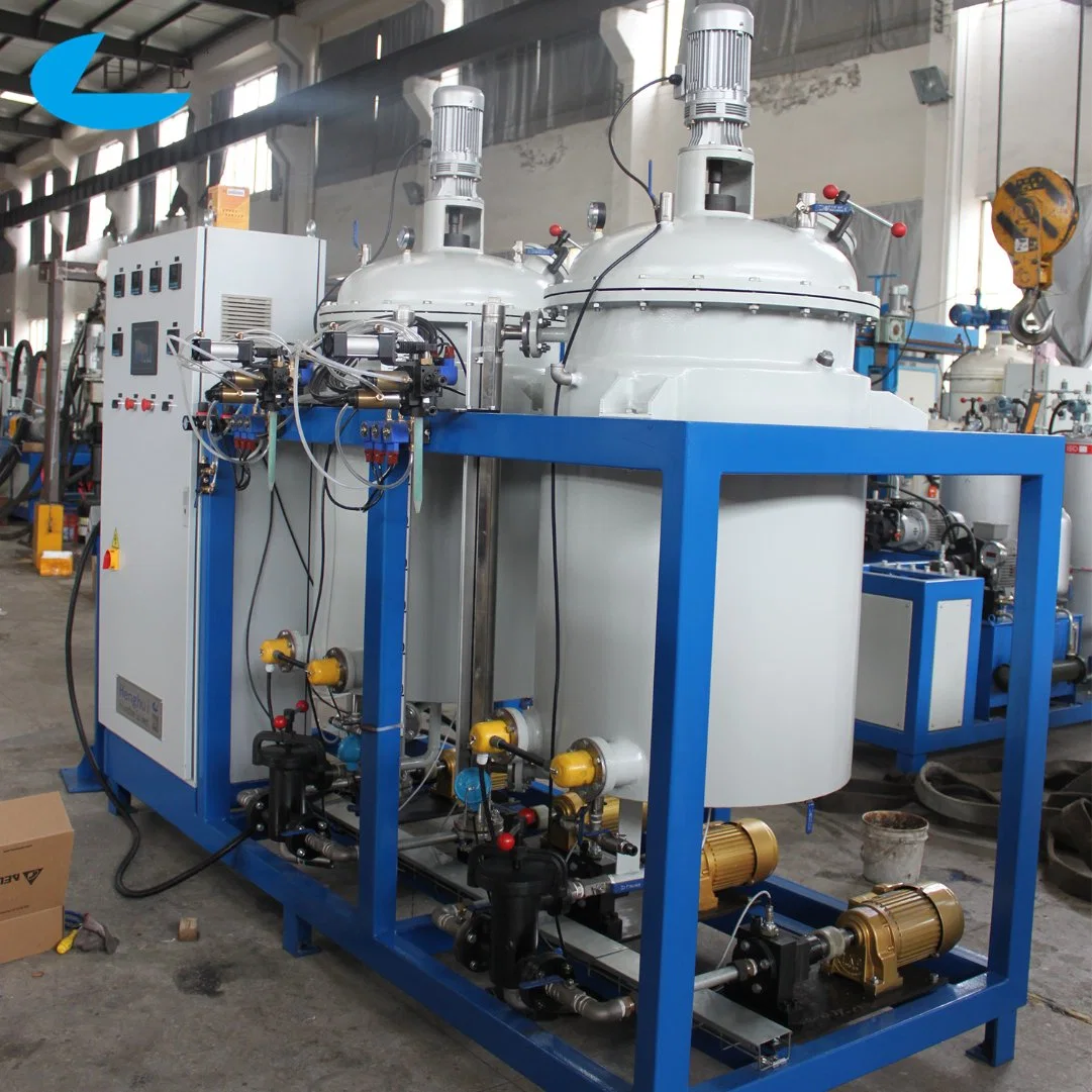 Rolling Door Foam Producing Low Pressure Edge Bonding Foaming Machine with Two Spray Mixing Head