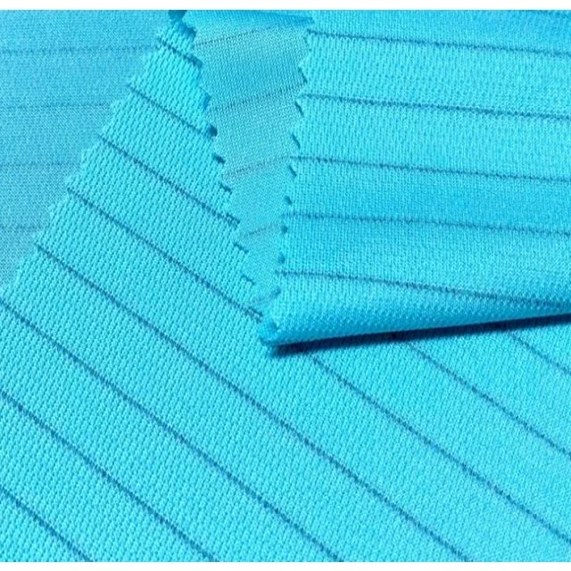 Leenol-11004 ESD Blue Color Made of 96%T + 4% Sp Conductive Wire Anti-Static Bead Floor Cloth