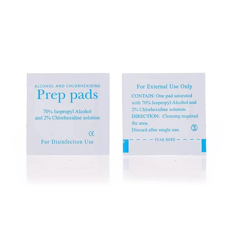 Antiseptic Chg Prep Pad with 2% Chlorhexidine Gluconate and 70% Alcohol