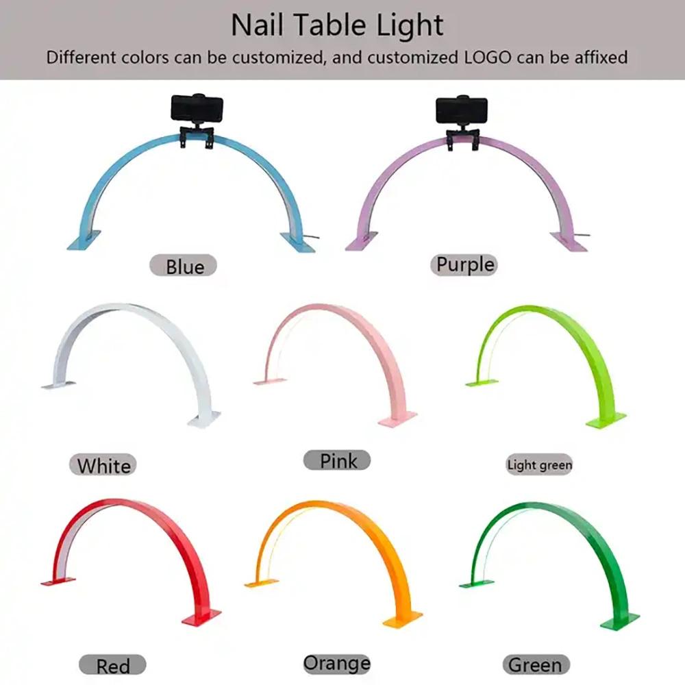 Portable Style Table Lamp Dimming LED Manicure Table Lamp Salon Nail Table Light Nail Lamp