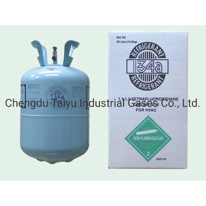 13.6kg Disposable Cylinder Environmental R134A Refrigerant Gas