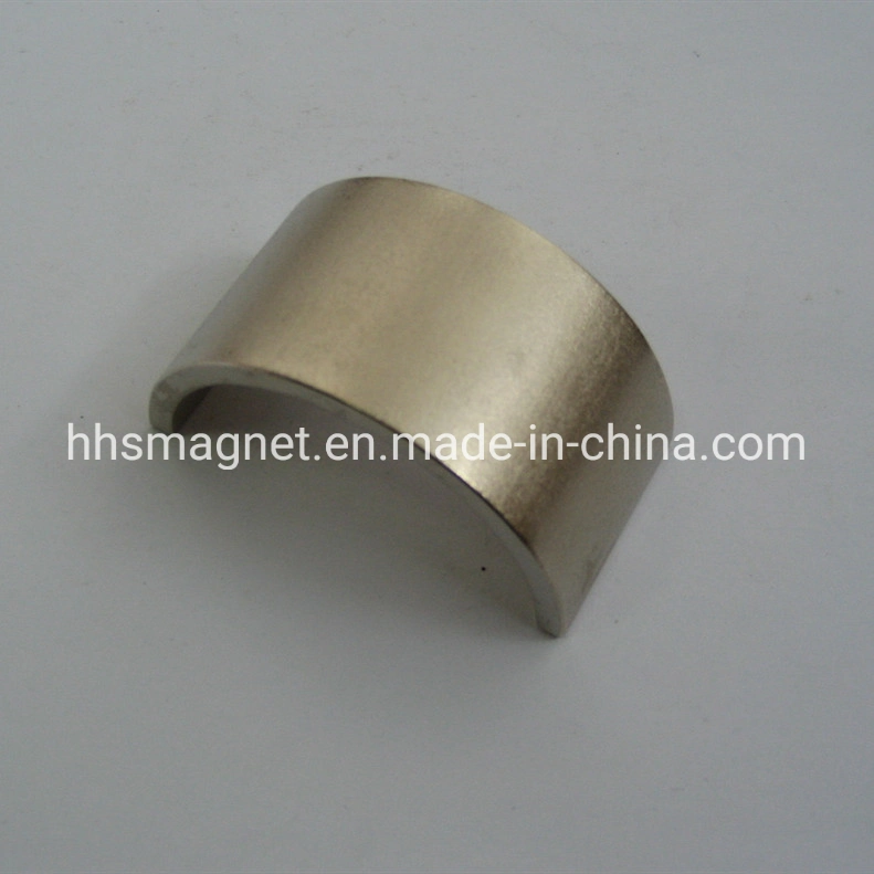 Permanent Rare Earth N35 N48 Arc Segment Shape Magnet Suitable for Motor