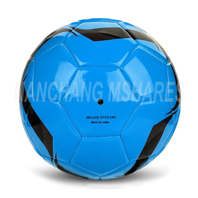 Balls de football en PVC de taille 5, 32 panneaux, de marque chinoise à prix abordable.