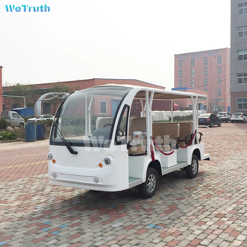 Electric Bus turístico de lujo y alquiler de autobús escolar de 4 ruedas motrices Mini Coche