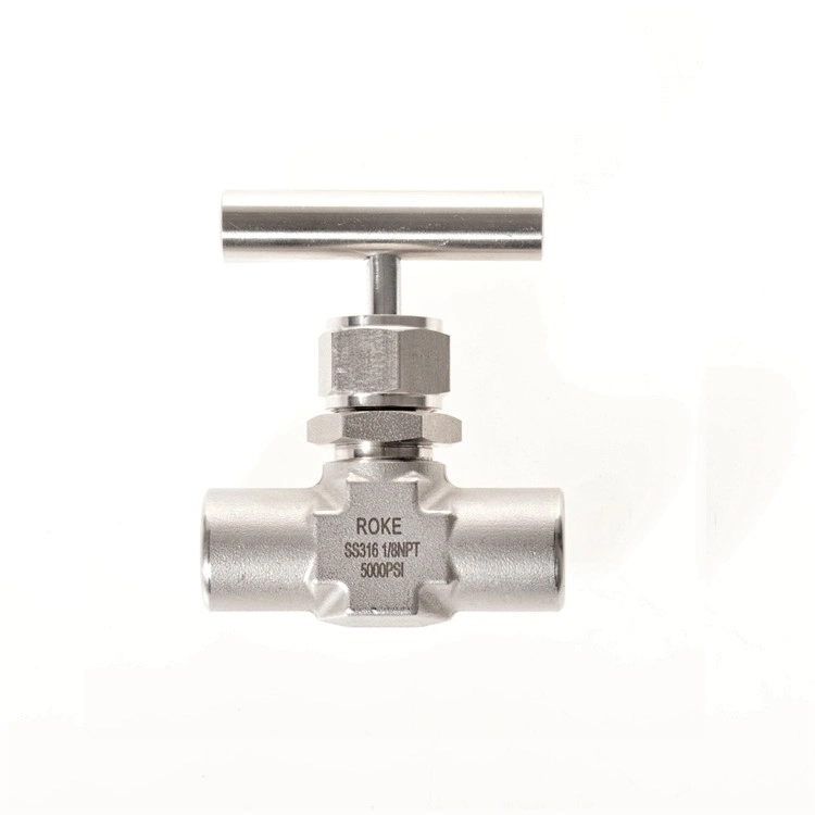 Stainless Steel NPT Female Thread Integral Bonnet Needle Valve 5000psi