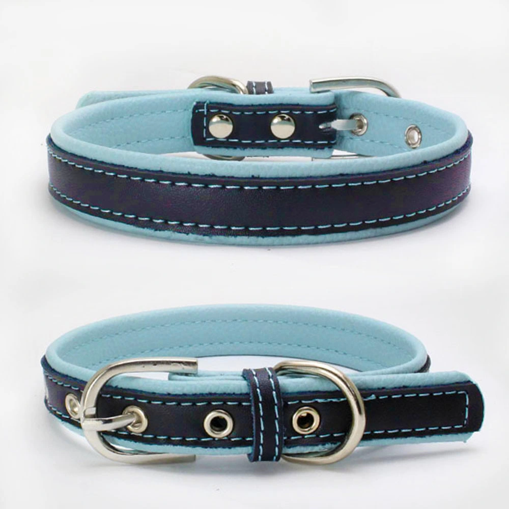 Hot Selling Double Leather Comfort Substrate Belt Type Pet Collar