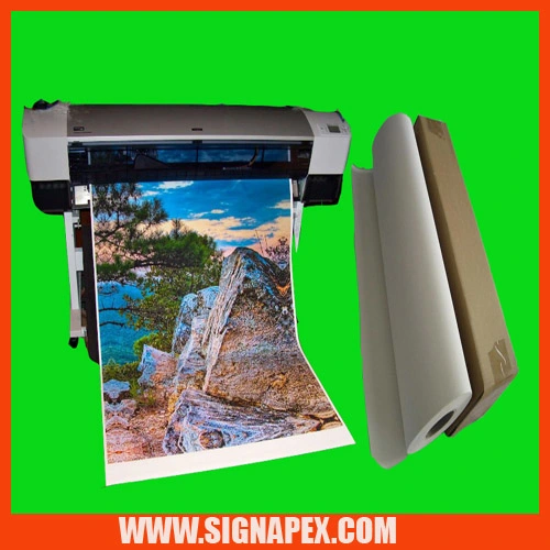 Large Format Digital Printing Polyester Inkjet Canvas 230GSM
