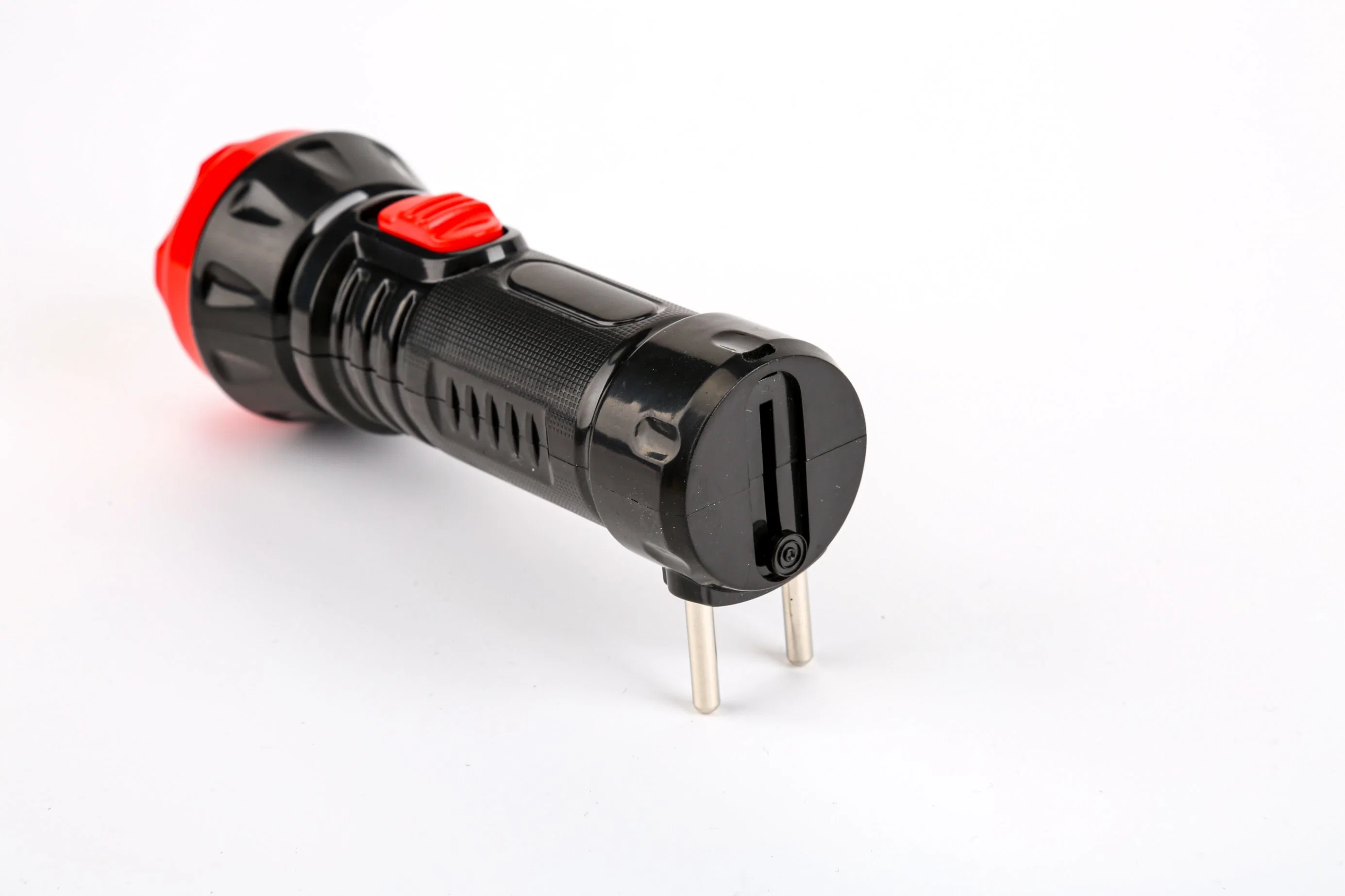 Red and Black Rechargeable LED Torch