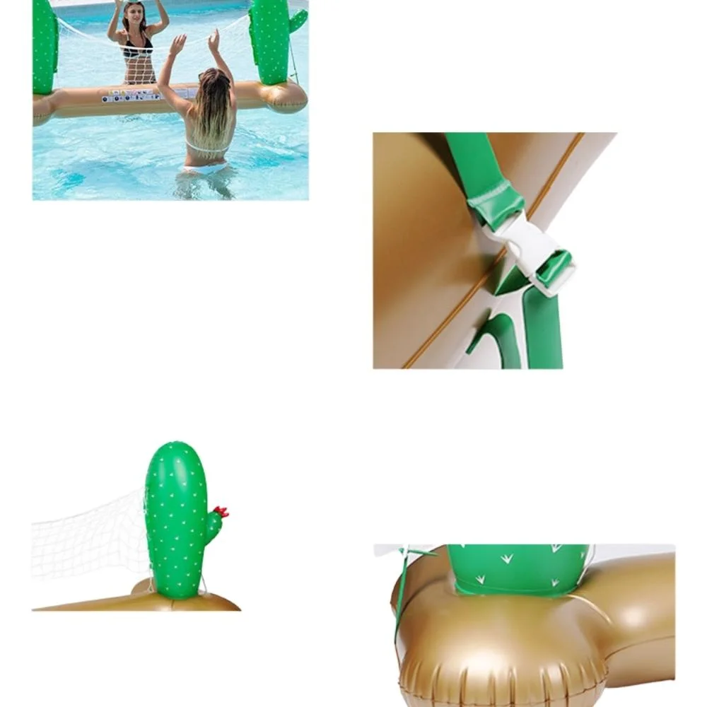 Inflatable Cactus Volleyball Frame Giant Pool Party Fun Summer Pool Floats Boat Raft Sports Park Adult Kids Accessories Bl22053