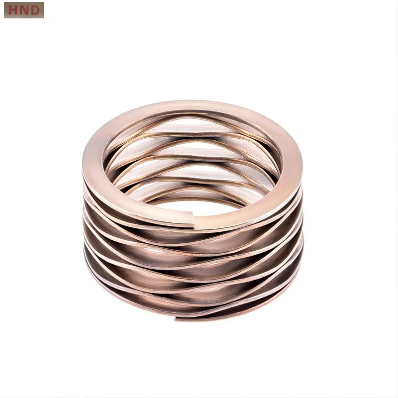 Multilayered Wave Spring UK Flat Wire Compression Spring Processing Stainless Steel