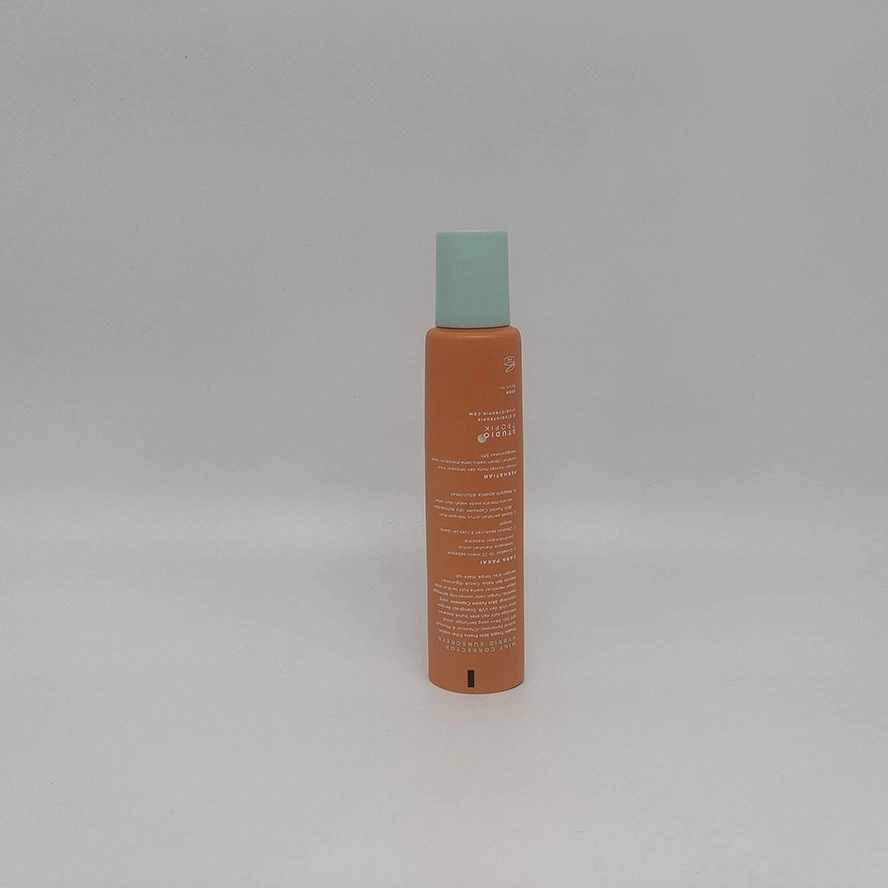 Empty Orange Sunscreen Tube with Screw Cap 50g Customized Placstic Packaging