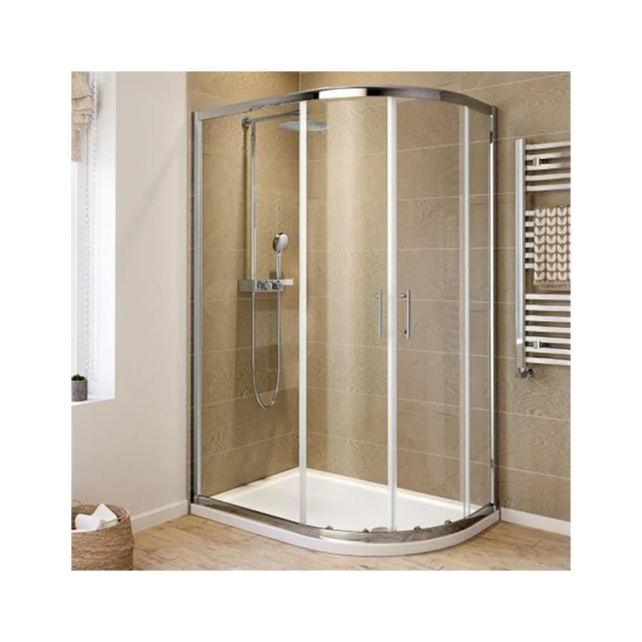 Luxury Simple Bathroom Sliding Tempered Glass Shower Door Cabin