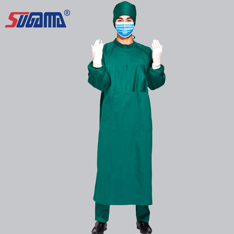 AAMI Level 3 Doctors Surgical Disposable Waterproof CPE Impervious Gown