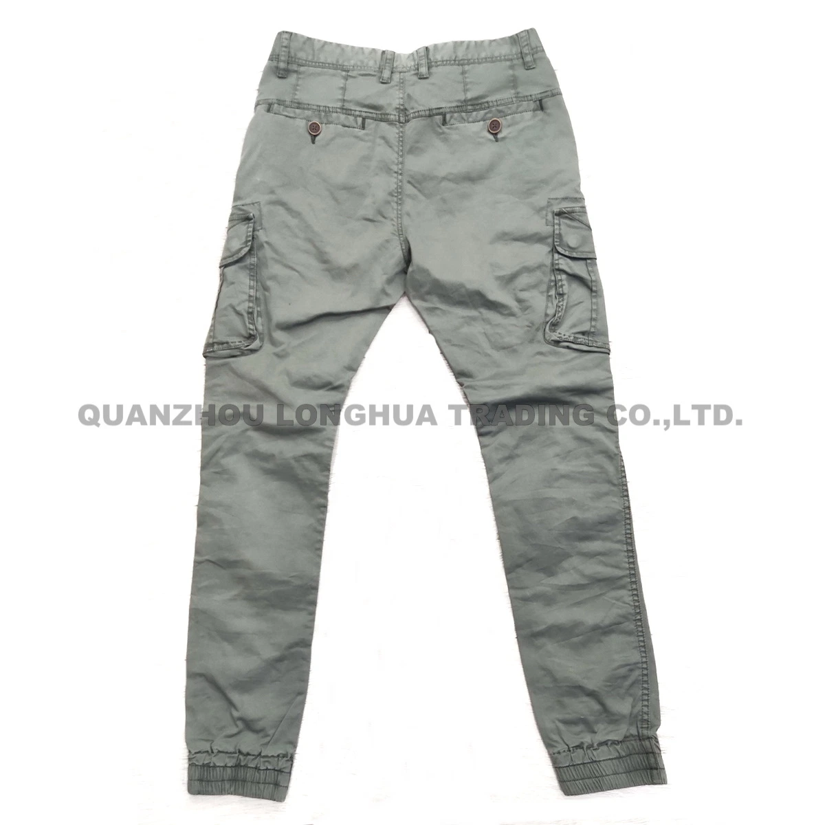 Men Jean Boy Cargo Pants Cotton Washed Trousers