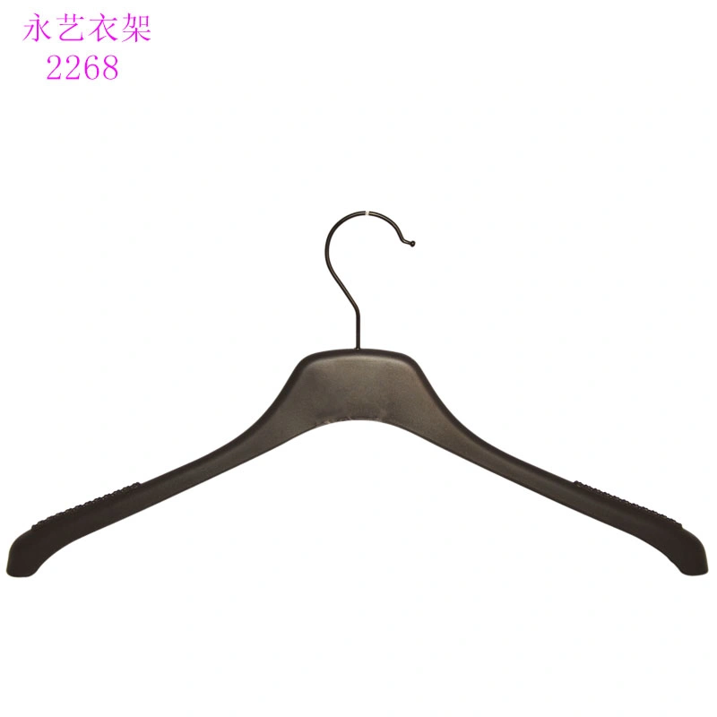 Durable White Non-Slip Plastic Custom Hanger