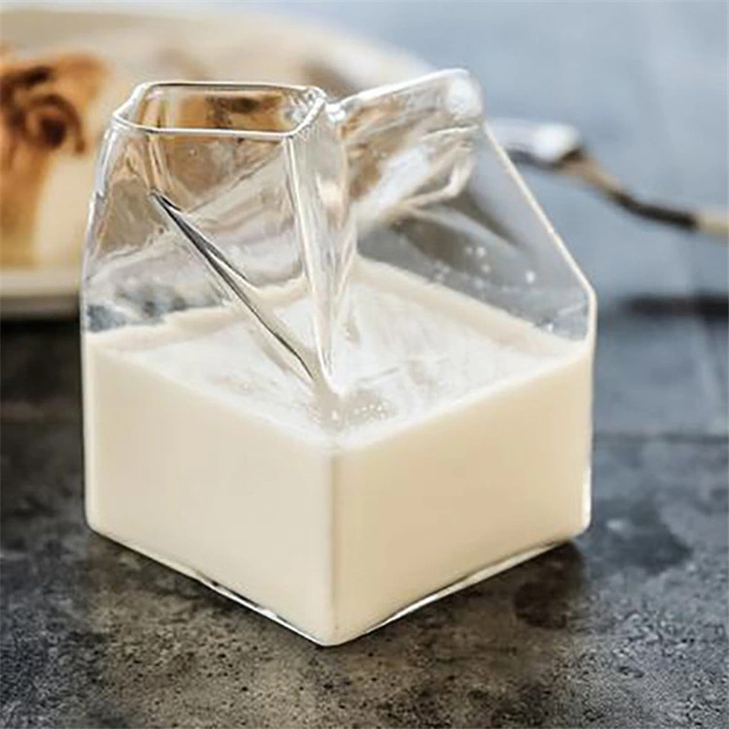 Yding Wholesale/Supplier New Style High quality/High cost performance  BPA Free Clear Glass Water Milk Bottle Household Juice Glass Crystal Water Bottle