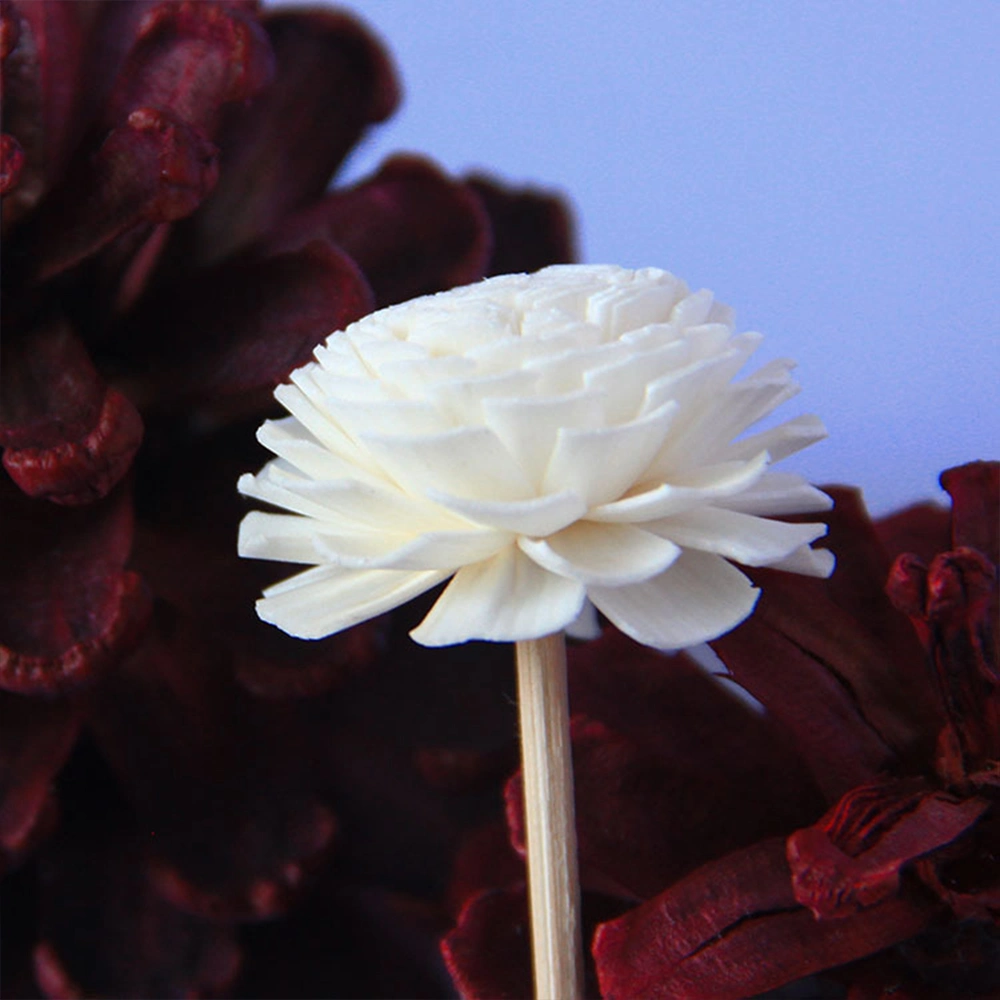 100% Original 8mm Water Lily Scent 2'' Blossom Fragrance Art Craft Diffuser Handmade Dried Flower for Air Fresher